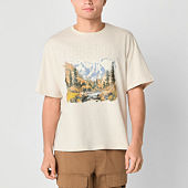 Arizona Mens Short Sleeve Boxy Fit Graphic T-Shirt - JCPenney