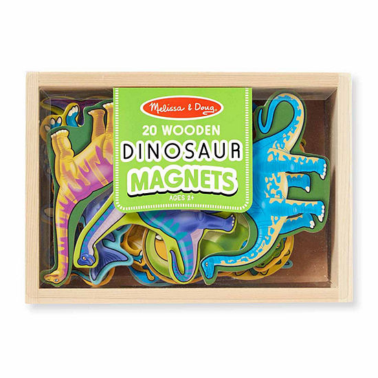 Melissa & Doug Wooden Dinosaur Magnets