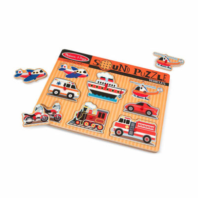 Melissa & Doug Vehicles Sound Puzzle Puzzle