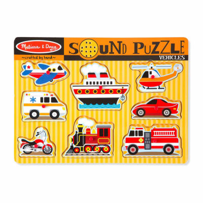 Melissa & Doug Vehicles Sound Puzzle Puzzle