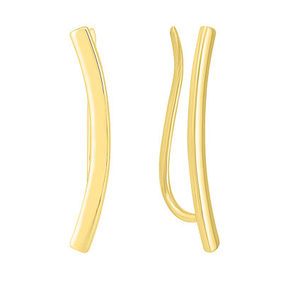 Womens 10K Gold Ear Climbers