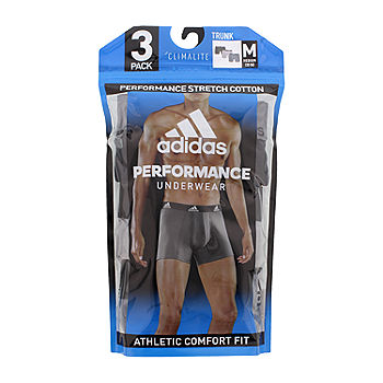 Mens Adidas 3pk relaxed performance underwear Climalite