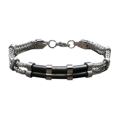 Minoxia Stainless Steel 8 Inch Box Link Bracelet