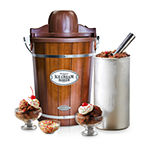 Nostalgia 6-Quart Wood Bucket Ice Cream Maker