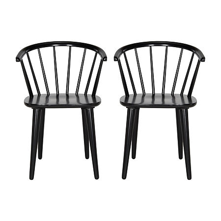 Blanchard Dining Side Chair-Set Of 2, One Size, Black