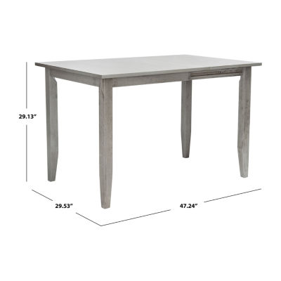 Miliano Collection Rectangular Wood-Top Dining Table