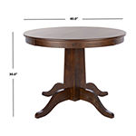 Sergio Collection Round Wood-Top Dining Table