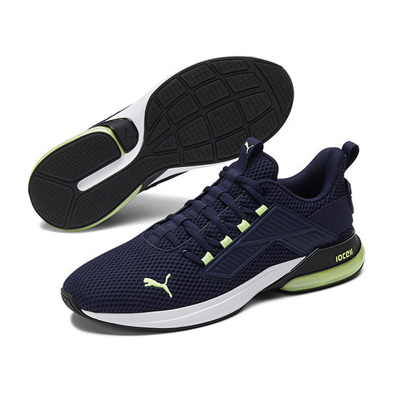 Puma Cell Rapid Fade Mens Training Shoes, Color: Navy Fast Yellow ...