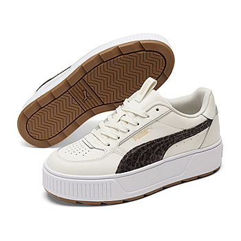 Cataract lint Percentage Puma Karmen Rebelle Satin Womens Sneakers, Color: Wh Brown Blk Sand -  JCPenney