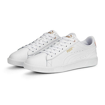 Puma V2 Leather Womens Sneakers, Color: Wh Rose Dust Gold - JCPenney
