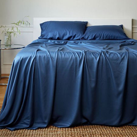 BedVoyage 300tc Rayon from Bamboo Sheet Set, One Size , Blue