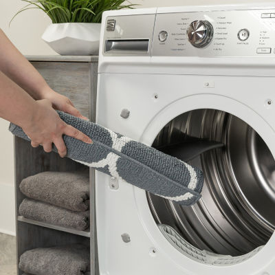 Maples Lattice Washable Skid Resistant Indoor Rectangular Runner