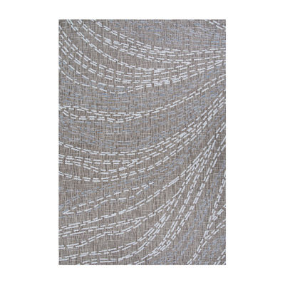 Couristan Charm Aurora Flatweave Indoor Outdoor Rectangular Accent Rug