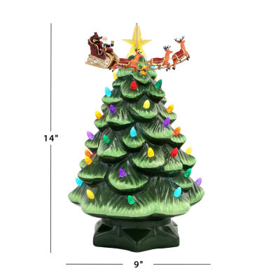 Nostalgic Animated Christmas Tabletop Tree