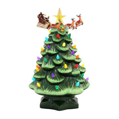 Nostalgic Animated Christmas Tabletop Tree