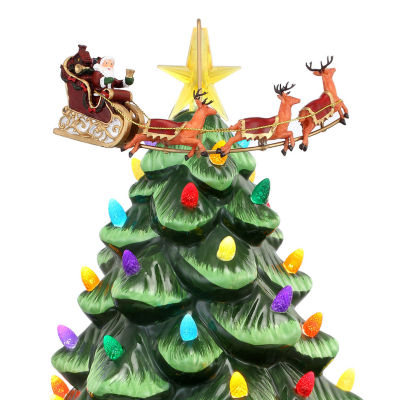 Nostalgic Animated Christmas Tabletop Tree