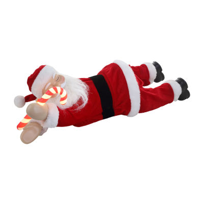 Sleeping Santa Animated Christmas Tabletop Decor