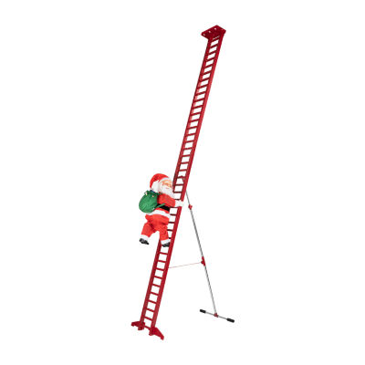 Outdoor Climbing Santa Christmas Yard Art