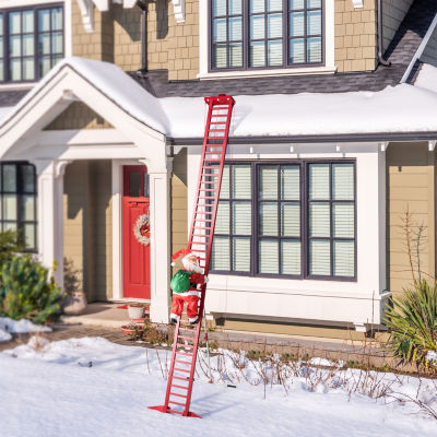 Outdoor Climbing Santa Christmas Yard Art