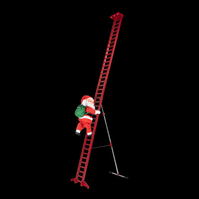 Outdoor Climbing Santa Christmas Yard Art