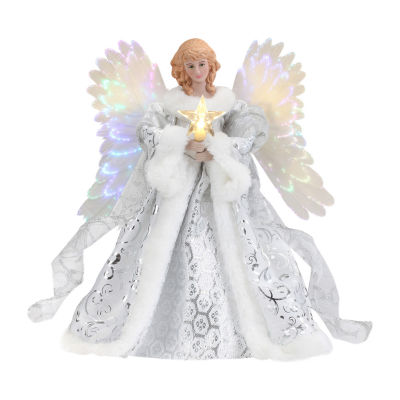 Fiber Optic Angel Christmas Tree Topper