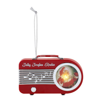 Mini Vintage Radio Christmas Ornament