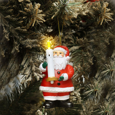 Good Night Lights Santa Christmas Ornament