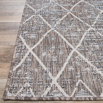 Couristan Charm Thicket Flatweave Indoor Outdoor Rectangular Area Rug