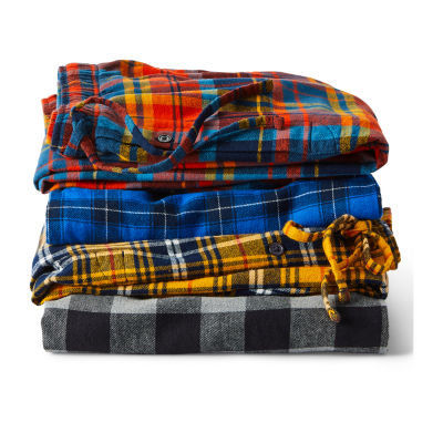 St. John's Bay Mens Big and Tall Flannel Pajama Shorts