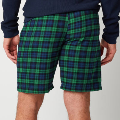 St. John's Bay Mens Big and Tall Flannel Pajama Shorts, Color