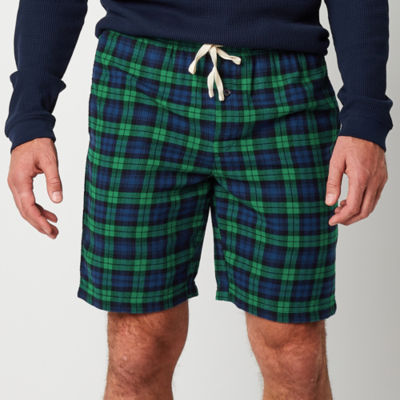 St. John's Bay Mens Big and Tall Flannel Pajama Shorts