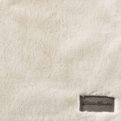 Eddie Bauer Fur Like Washable Lightweight Throw
