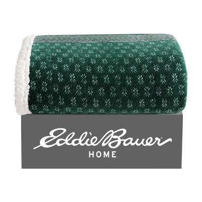 Eddie Bauer Fair Isle Washable Lightweight Throw