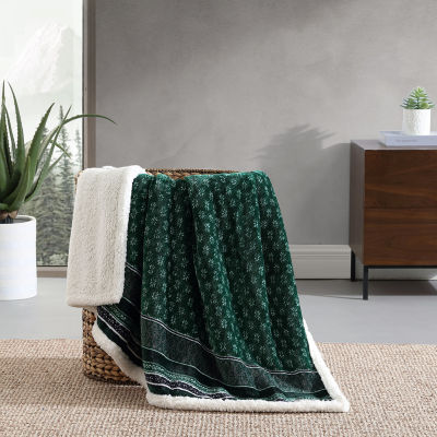 Eddie Bauer Fair Isle Washable Lightweight Throw
