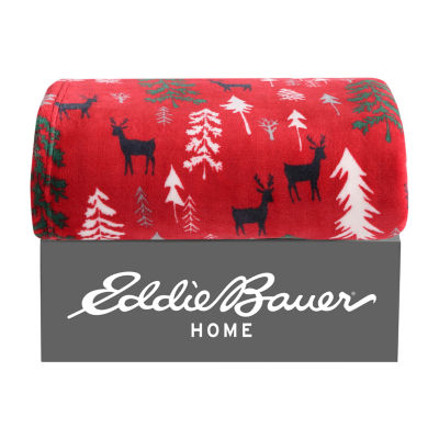 Eddie Bauer Deer Woods Washable Lightweight Throw