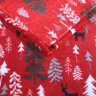 Eddie Bauer Deer Woods Washable Lightweight Throw