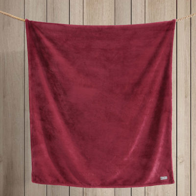 Eddie Bauer Ultra Lux Plush Reversible Lightweight Throw