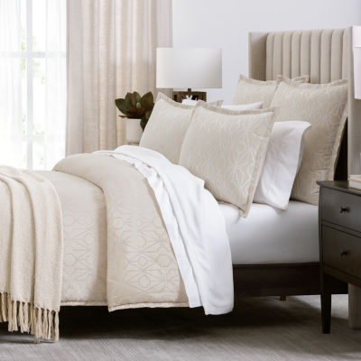 Fieldcrest Geo Trellis 3-pc. Geometric Embellished Comforter Set