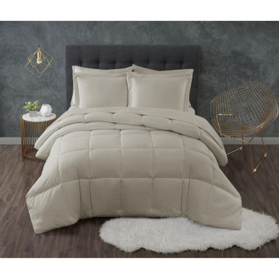 Truly Calm Antimicrobial Down Alternative Midweight Comforter Set