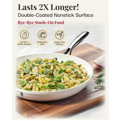 Gotham Steel Ultra 14" Non-Stick Family Pan with Helper Handle