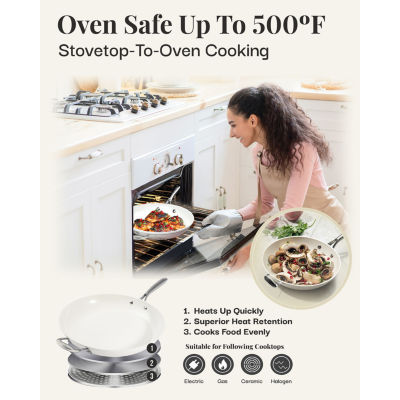 Gotham Steel Ultra 14" Non-Stick Family Pan with Helper Handle