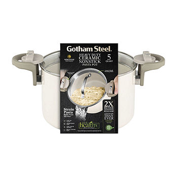 Gotham Steel Ultra 5-qt. Non-Stick Pasta Pot with Strainer and