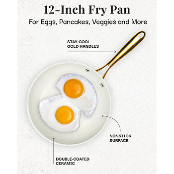 Gotham Steel Hammered 12 Nonstick Fry Pan With Stay Cool Handle : Target