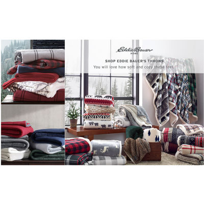 Eddie Bauer Alpine Fair Isle Lightweight Throw