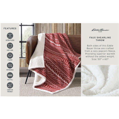 Eddie Bauer Bunkhouse Reversible Lightweight Throw