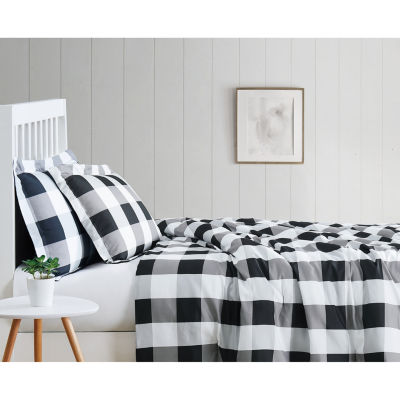 Truly Soft Buffalo Plaid Midweight Comforter Set