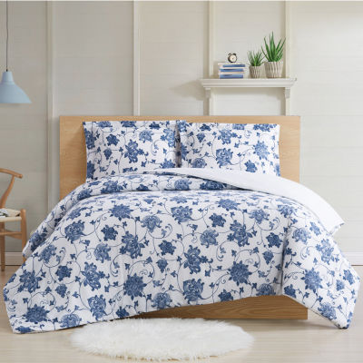 Cottage Classics Brigette Floral Floral Quilt Set