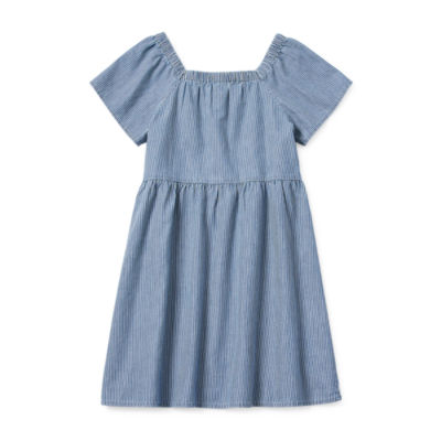 Thereabouts Little & Big Girls Short Sleeve Skater Dress