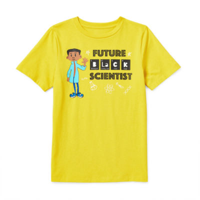 Hope & Wonder Black History Month Kids Short Sleeve 'Future Scientist' Graphic T-Shirt