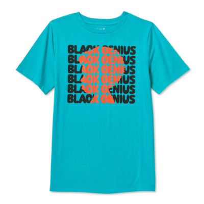Hope & Wonder Black History Month Kids Short Sleeve 'Black Genius' Graphic T-Shirt
